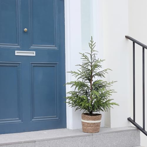 Zheart 109-SGL/PZ-36 3Ft Artificial Norfolk Pine Tree Faux Christmas Tree Green Fake Potted Plants thumb #2