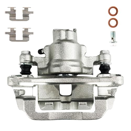 Image of KAX Disc Brake Caliper Assembly Fit for 2000-2004 Subaru Outback, 2000-2004 Subaru Legacy, 2003-2006 Subaru Baja, Automotive Replacement Brake Caliper, Rear Right Passenger Side