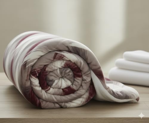 Image of Florida Printed Flannel Blanket, 290 GSM Ultra-Soft All-Season AC Blanket (Double, Gradient)