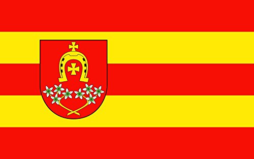 Drapeau gmina Czerwin grand format officiel de la commune polonaise