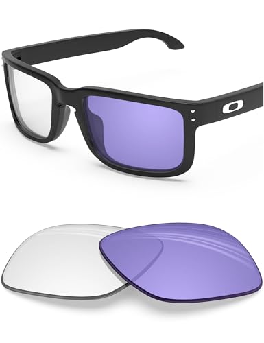 Image of BLAZERBUCK Anti-salt Replacement Lenses for Oakley Holbrook OO9102 Sunglasses, Anti-Scratch, Impact Resistant & Fit Perfectly