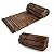 12FT Roll Out Garden Pathway, Wooden Walkway with Non-Slip Surface Outdoor Garden Boardwalk Decorative Wood Path for Wedding, Beach, Patio