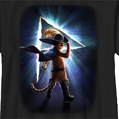 Boy's Puss in Boots: The Last Wish Space Poster T-Shirt2