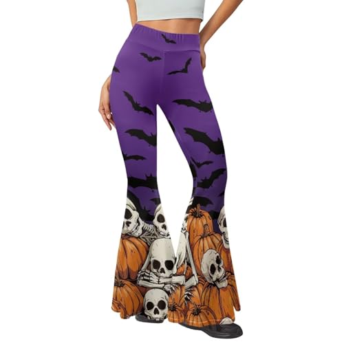 Women's Flare Leggings High Waisted Bell Bottom Yoga Pants for Women Girl Tummy Control Wide Leg Trousers Sweatpant2