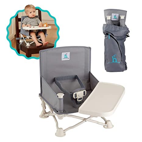 VBM Omniboost Travel Booster Seat with Tray for Baby | Folding Portable High Chair for Eating, Camping, Beach, Lawn, Grandma’s | Tip-Free Design Straps to Kitchen Chairs - Go-Anywhere High Chair(Travel Booster Seat with Tray for Baby)-image-26