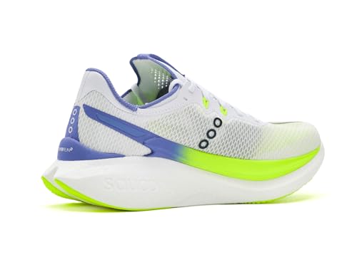 Image of Saucony Women's Endorphin Pro 5 Sneaker, White /Iolite, 5.5