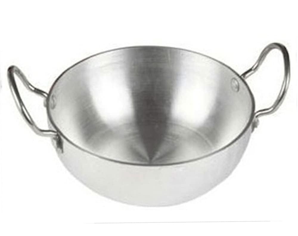 Damurhu Pure Aluminium Kadai, Deep Frying pan, Aluminium kadai, Shallow
