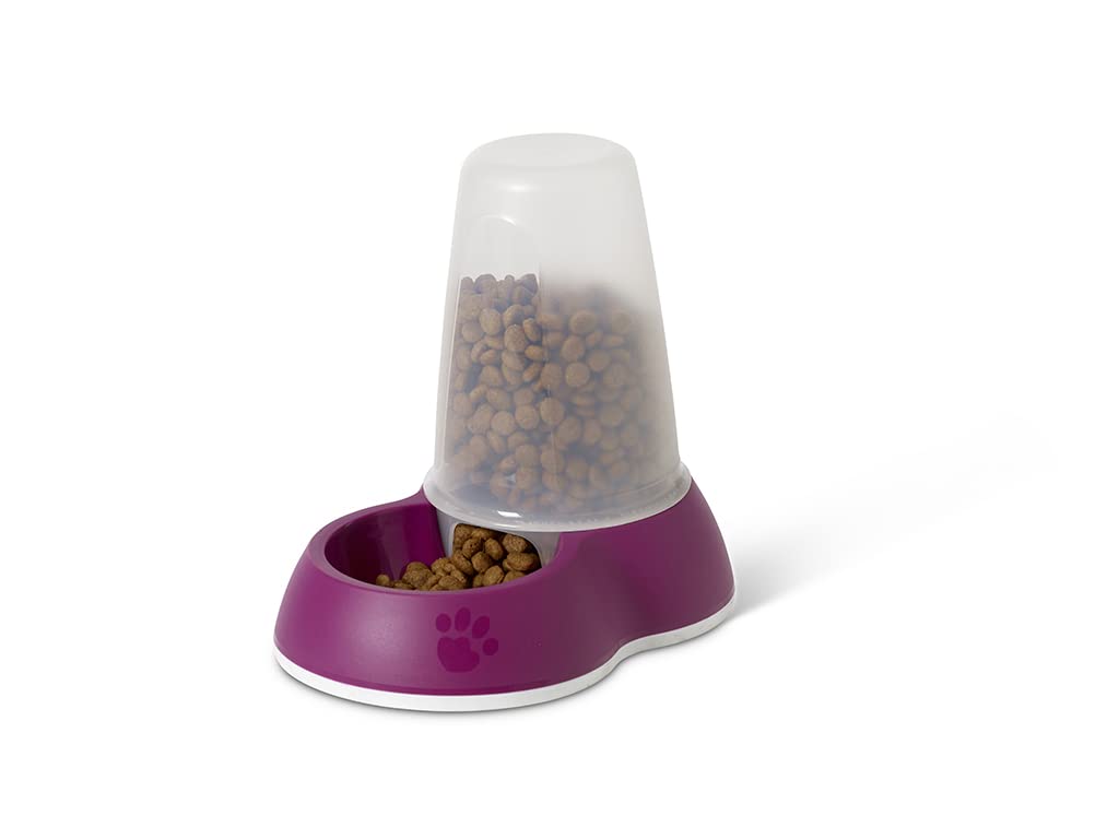 Savic Pet Food Dispenser, Loop Food Storage for Dog & Cat, Durable Plastic, Non-Slip Rim, 700 ml, Beaujolais Wine Color (B09W2NLPQN) Amazon Price History, Amazon Price Tracker