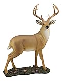 Ebros Gift Wildlife 8 Point Trophy Buck Statue 15.25