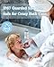KokoSelene Rechargeable Bath Jets for Tub, Portable Jet Spa for Bathtub, Creates Soothing Bubbles and Massage for Relaxing Daily Use at Home (White-Blue)