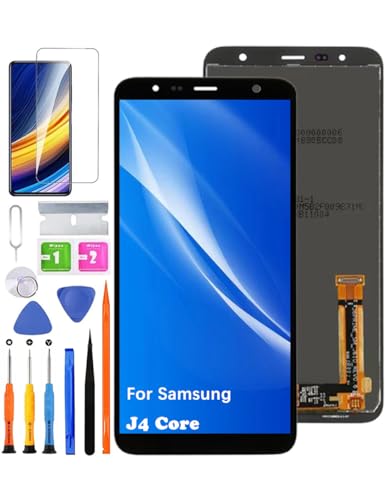 HLYGZX Écran LCD de Rechange d'origine pour Samsung Galaxy J6+ / J4+ / J4 Core, J610F J610FN J415F J415FN J410F Écran LCD Tactile Digitizer Assembly Kit de pièces de...