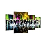 Les tableaux muraux créent un climat fantastique. Dimensions hors tout: 160cm x 90cm ( 2x 33x65cm + 1x 66x90cm + 1x 28x50cm ). Le produit offert est un kit de tableau décoration qui se compose de 4 éléments. L'universalité des images sur toile moderne vous permet de l'utiliser dans n'importe quel intérieur décoré de style scandinave, glamour, bohème, minimaliste ou même industriel.