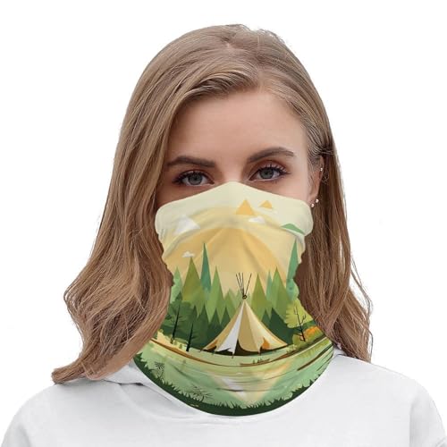 Cubrecuello Mascarilla Facial Transpirable a Prueba de Viento Balaclava Bandana para Hombre y Mujer miniatura 4