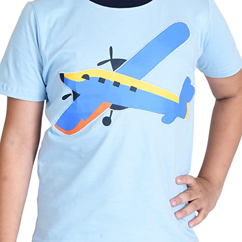Image of Clothe Funn Boys Printed Cotton Half Sleeves T-Shirt & Shorts Set