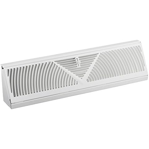 Mintcraft Bb-18w Baseboard Register White 18in Cover