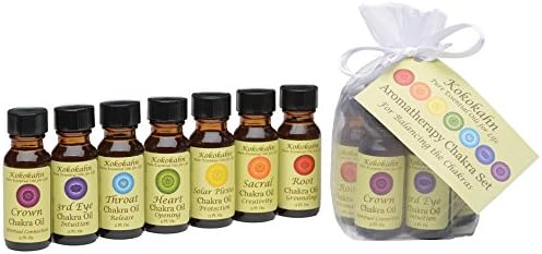 Chakra Oil Aromatherapy Set with Pure Essential Oils