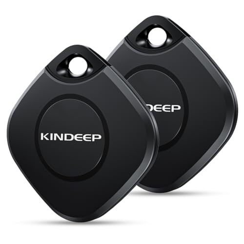 Tracker 2 Pack: Smart Key Finder Work with Apple Find My (iOS only), Luggage Tracker for Kids Keys Wallet Bags and Pets, Item Locator Bluetooth Tracking Device for Home Outdoor Travel Hiking