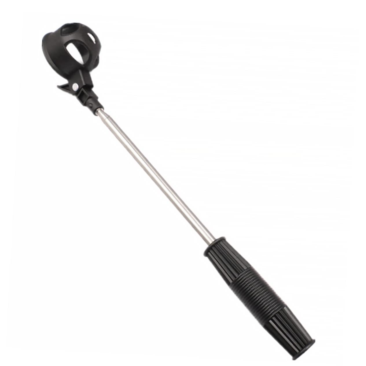Mikikit Stainless Steel Ball Picker Telescopic Design 2m Length Ideal for Golf and Baseball