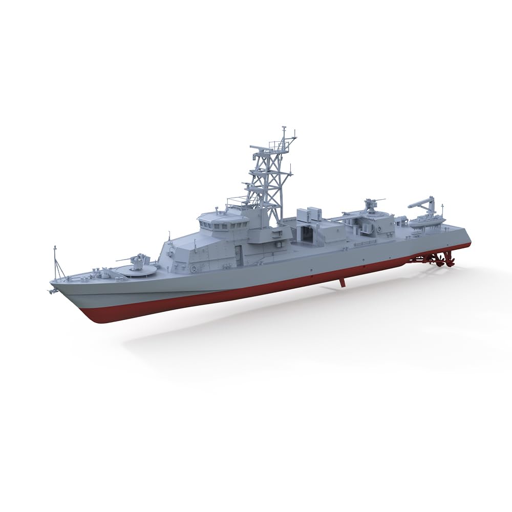 MRY-SFW SSC144578S-A 1/144 zestaw do budowy modelu wojskowego US Navy Cyclone PC-1 armatnia pełny kadłub segmentowy kadłub