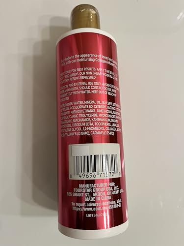 b.pure Collagen Revitalizing Body Lotion, Moisture with Vitamin E and Vitamin B3, 10 fl oz image 4