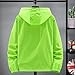 Fishing Hoodies for Men UPF 50 + with Reflective Zipper Pockets Full Zip Lightweight Sun Protection Hoodie Jacket Hiking 01#,Green,3X-Large