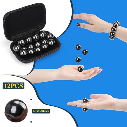 Wzone 2cm Kugel Ferrit Magnet, 20 Stück Magnetkugeln Gegen Stress für Büro Heim, Machen Sie Fan und kreativ