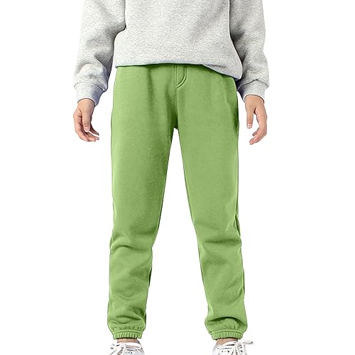 Toddler Boys Girls Long Pants with Pocket Autumn/Winter with Plush Sweatpants Children's Casual Pants Boy Pants4