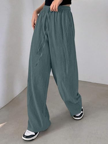 Image of GRECIILOOKS Women Trousers for Women | Women Trousers | Women's High-Waisted Pant | Women Trousers Pants | Korean Trousers for Women