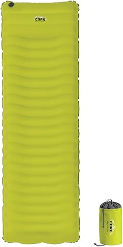 CORE Colchoneta de dormir para acampar Alfombrilla de dormir ultraligera perfecta para tiendas de campaña y equipo de camping Colchón inflable
