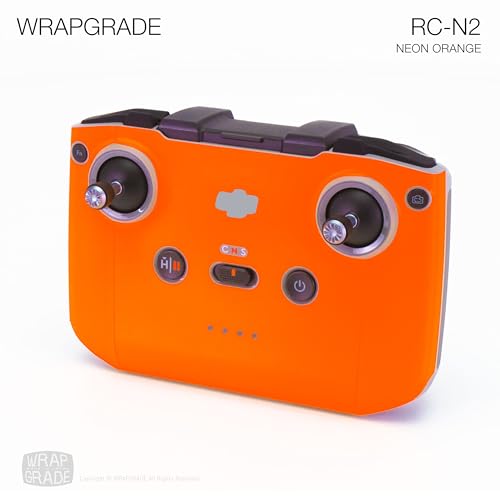 Image of WRAPGRADE Skin Stickers Compatible with DJI RC-N2 /N3 (NEON Orange)
