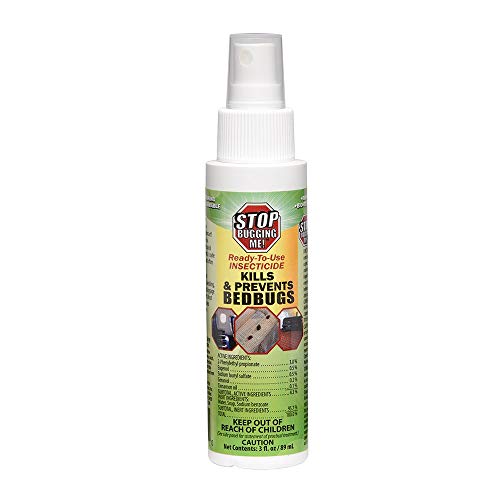 EcoClear Products 774264, Stop Bugging Me! All-Natural Non-Toxic Bed Bug Killer and Repellent, 3 oz. Non-Aerosol Fingertip Travel Spray