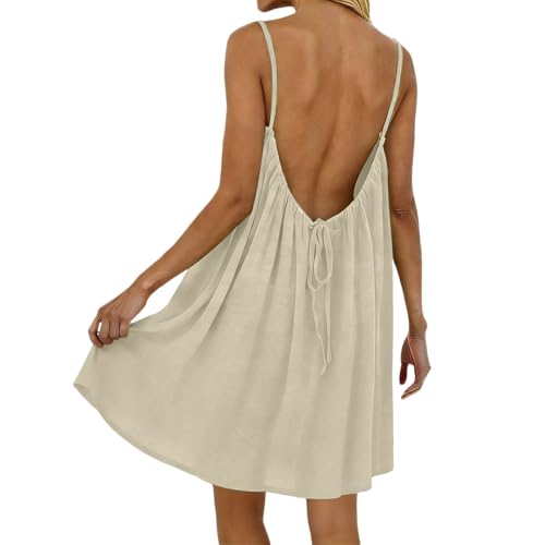 Robe longue d'été bohème chic dos nu coupe ample décontractée - 2