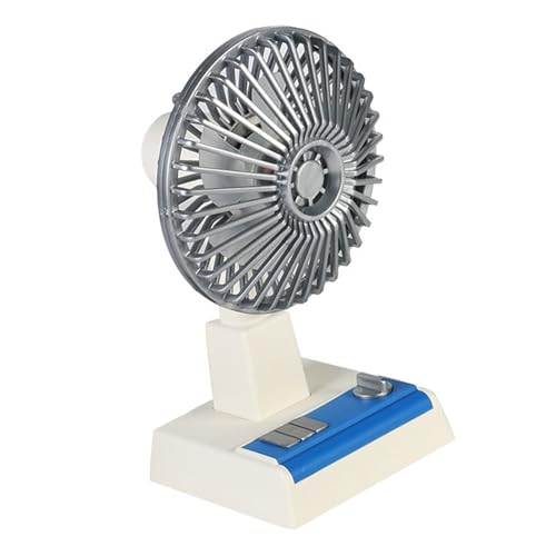 SUNGOOYUE Ventilador de Escritorio Retro USB, Potente, Silencioso, Continuo, Velocidad Variable para Dormitorio de Oficina en Casa, Pequeño Ventilador de Mesa Portátil para Estudiantes
