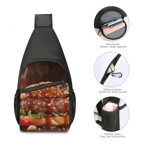 Bolso tipo bandolera casual para viaje y senderismo unisex miniatura 5