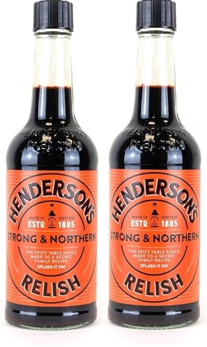 Bug's Pantry (2 Bottles) Hendersons Spicy Yorkshire Relish 284 ml Henderson's