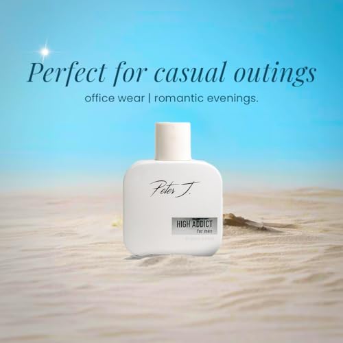 Image of Peter J High Addict Perfumes for Men, 100ml | Luxury Eau De Parfum Premium Long Lasting Fragrance | Gift for Him | Premium Perfume for Men | Suitable for Every Occasion