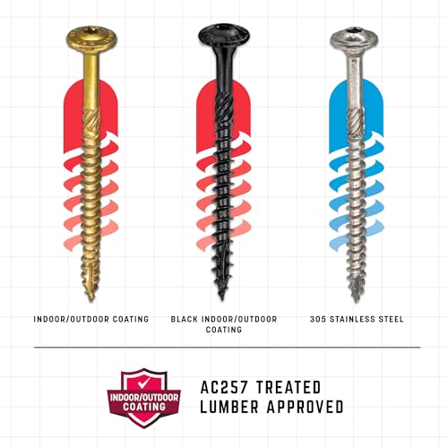 Image of GRK 12307 3 /8x14-1 /8 Star Drive Washer Head Climatek Coated Steel RSS Rugged Structural Screws, 100 /Box