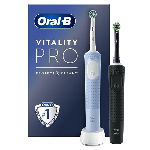 Oral-B Spazzolino Elettrico Ricaricabile Vitality Pro Nero e...