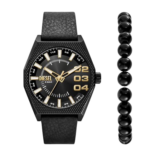 Diesel Reloj Analógico Para Para Hombre De Cuarzo Con Correa En Cuero Dz2210set Diesel Reloj Analógico Para Para Hombre De Cuarzo Con Correa En Cuero Dz2210set