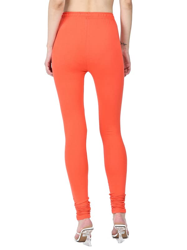 Image of Robinbosky Cotton Churidhar Leggings for Women - Stylish, Stretchable & Flattering Fit for All-Day Comfort