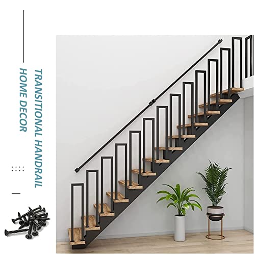 Kit complet de fixation murale avec balustrades et poteau de clôture pour escalier