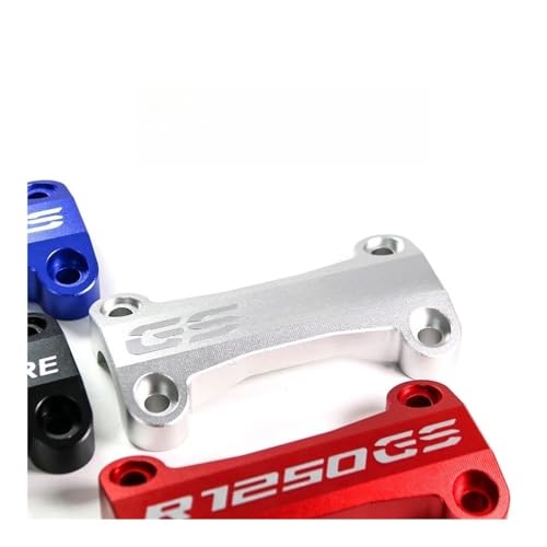 Elevadores manillar motocicleta con cubierta de abrazadera superior de aluminio 5