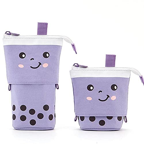 YOYIK Trousse Scolaire Fille Trousse Double Compartiment Fille Trousse Scolaire Kawaii Cover