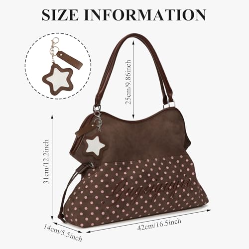 Bolso Tote Lunares Diseño Y2k para Mujer miniatura 5