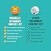 The Woobles Beginners Crochet Kit with Easy Peasy Yarn as seen on Shark Tank - with Step-by-Step Video Tutorials - JoJo The Bunny #4