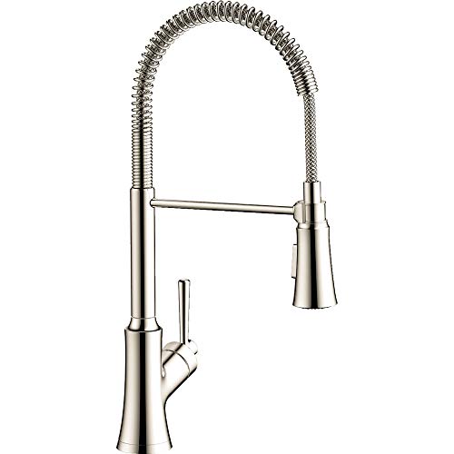 hansgrohe Joleena Kitchen Faucet 1-Handle 19-inch Tall in Polished Nickel, 04792830