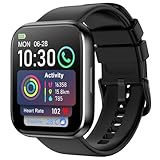 Smart Watch for Men Women, 1.85' HD Fitness Tracker with Bluetooth Calls, 120+ Sport Modes Fitness Watch, Fitness Tracker 24/7 Heart Rate/Sleep Monitor, IP68 Waterproof, Smartwatch for Android/iPhone