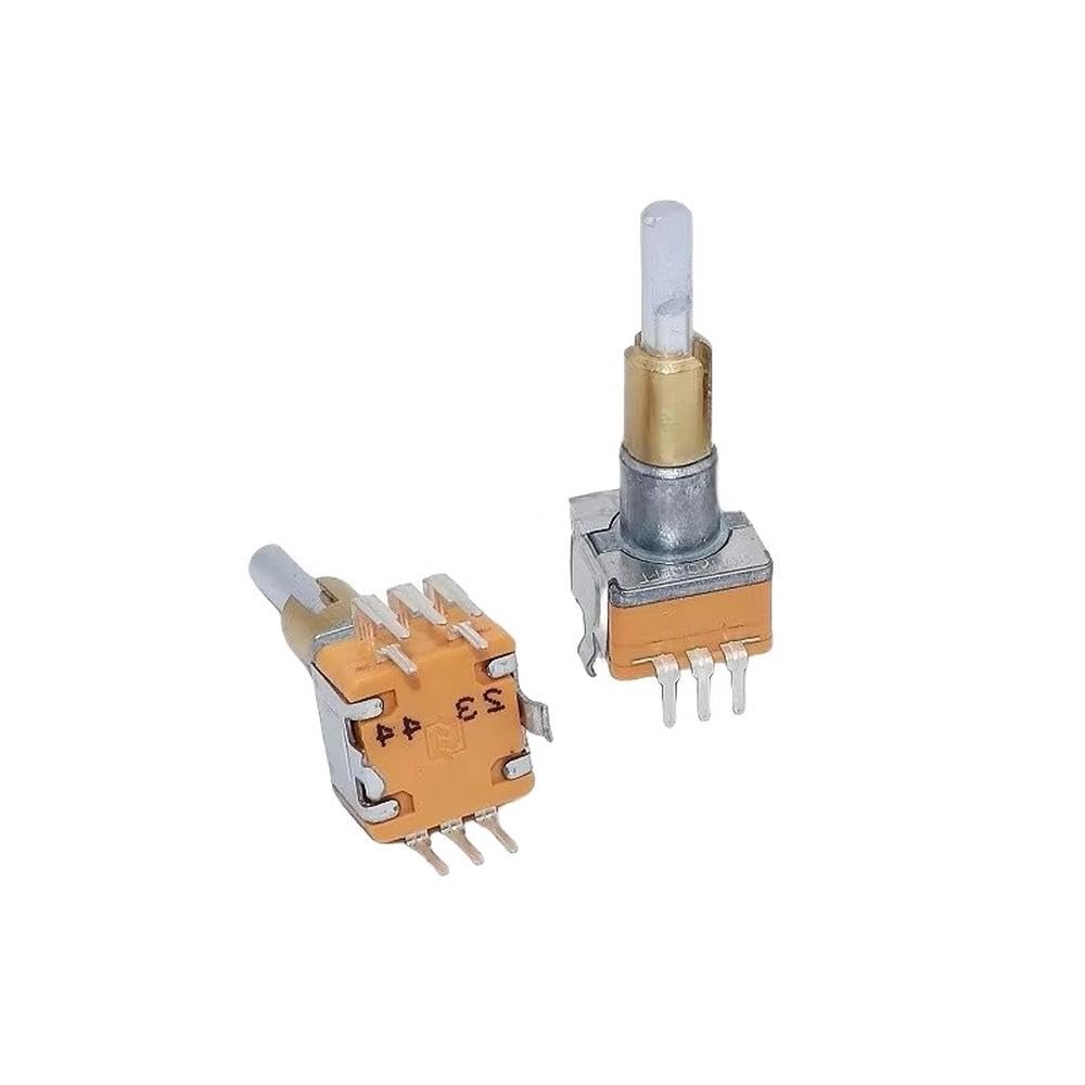 Encodeur EC11 rotatif double axe 15 impulsions bouton poussoir EC11EBB24C03