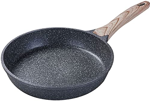 Sartén para Tortitas Sartén para Tortitas para Estufa De Gas Redonda Sin Grasa Maifan Piedra Inducción Huevo Frito Portátil Desayuno Sartén Antiadherente Hogar