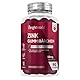 Zink Gummibärchen - Mit Himbeergeschmack - 90 vegane Zinkcitrat Gummies für 3 Monate Vorrat - Alternative zu Tabletten und Kapseln - Zinc Supplement von WeightWorld